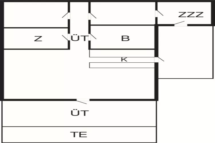 Sunny Hillside Cottage-By Traum-Floor plan