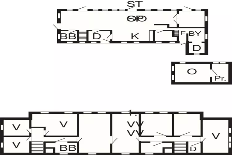 21 person holiday home in Hurup Thy-Floor plan