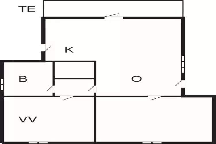 4 Personen Ferienhaus in Knebel-Grundriss