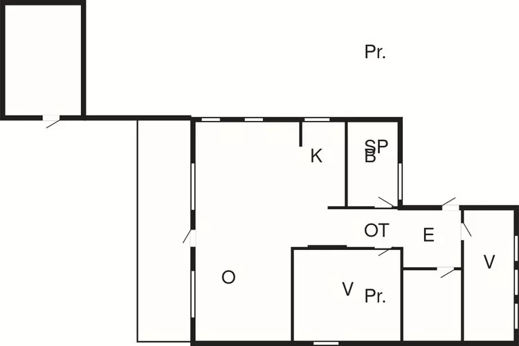 4 person holiday home in Læsø-Floor plan
