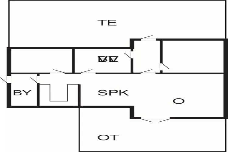 4 person holiday home in Egå-Floor plan