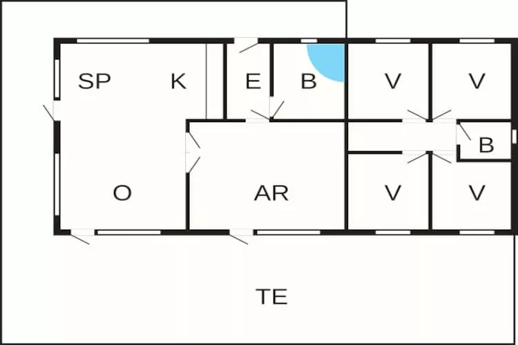 10 person holiday home in Ansager-Floor plan