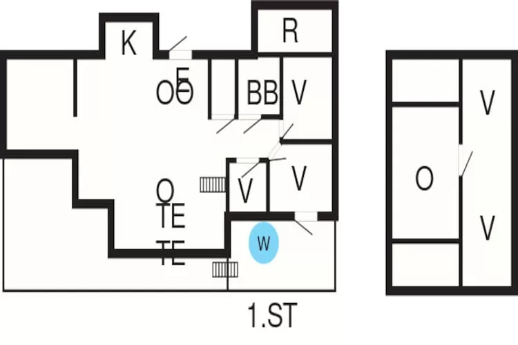 8 person holiday home in SVEIO-Floor plan