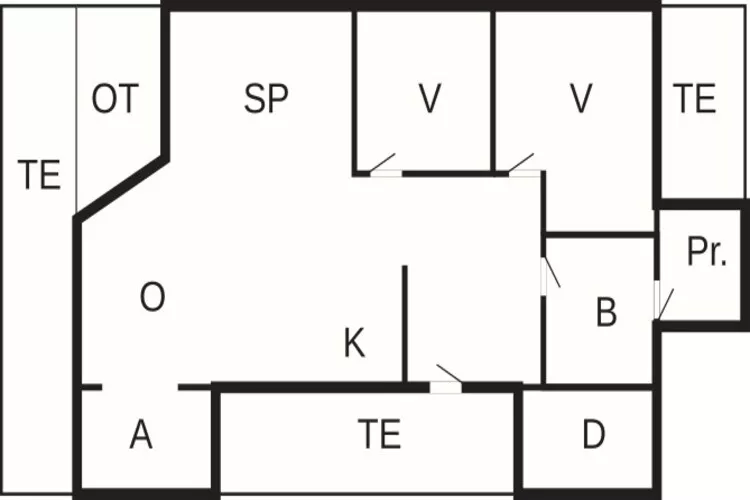 Maison de vacances pour 4 a Hemmet-Plan