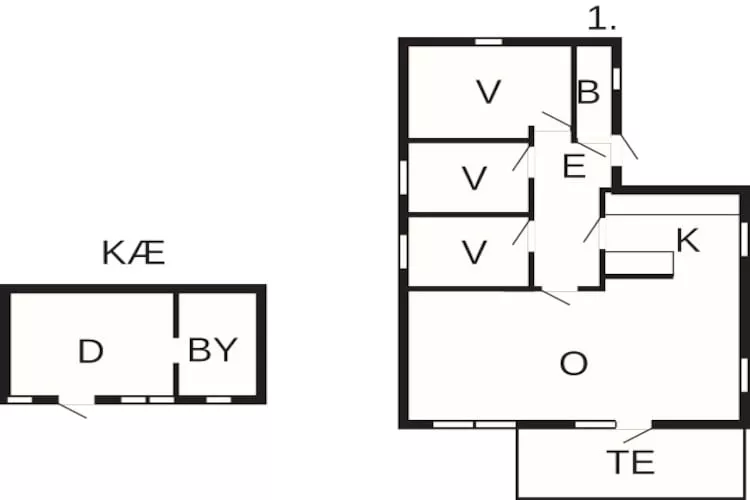 Maison de vacances pour 6 a AVERØY-Plan