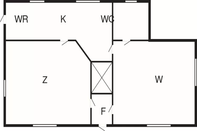 4 person holiday home in FURUBY-Floor plan