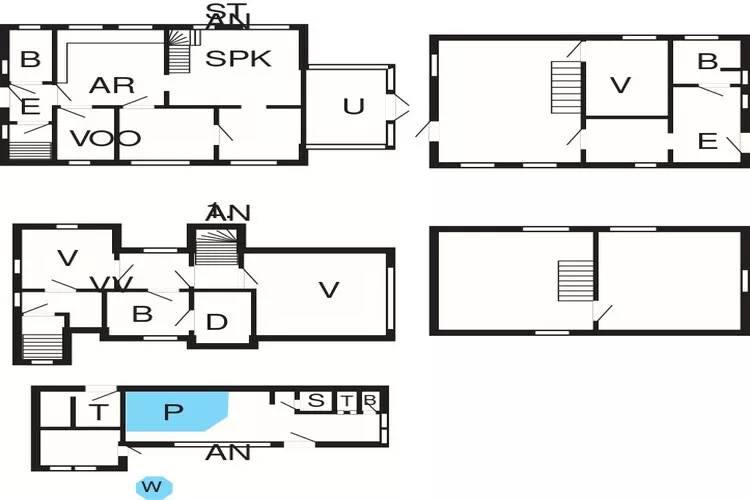 Maison de vacances pour 20 a Ringkøbing-Plan