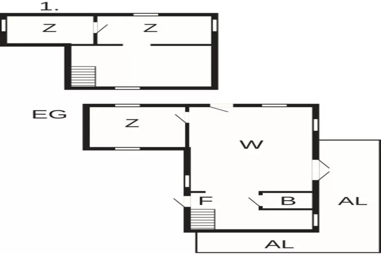 Maison de vacances pour 6 a Hallabro-Plan