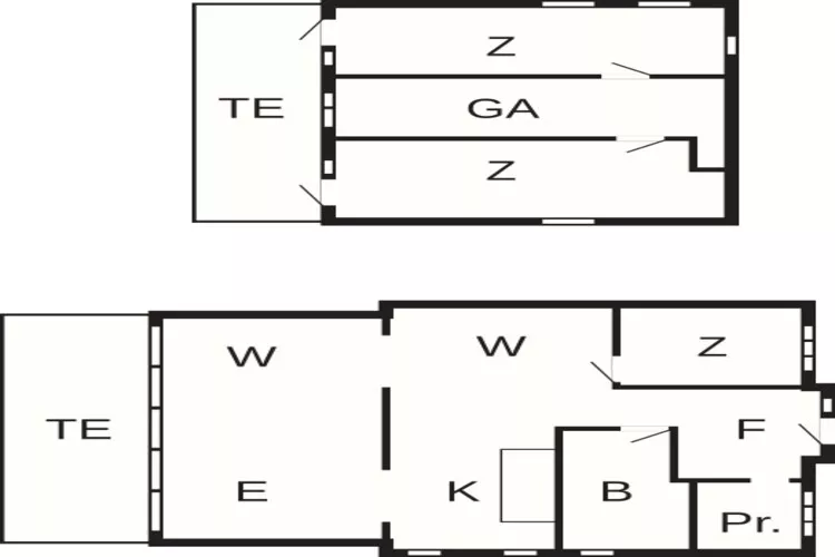 8 person holiday home in Præstø-Floor plan
