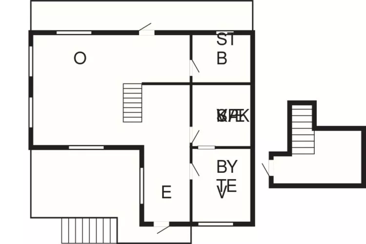 Peaceful stay near Orust Forest-Floor plan