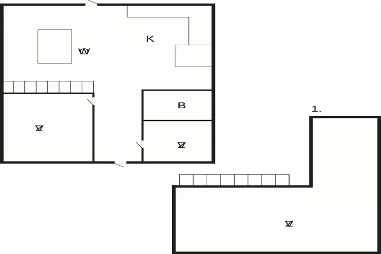 6 Personen Ferienhaus in Ørsted-Grundriss
