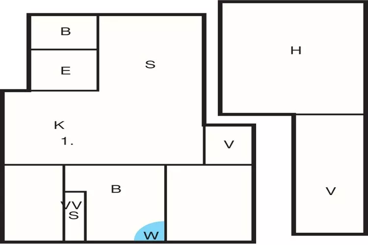 8 Personen Ferienhaus in Løkken-By Traum-Grundriss