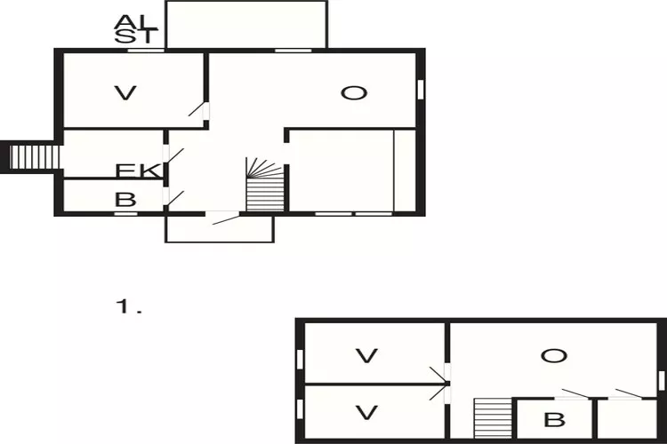 Maison de vacances pour 6 a HAVSTENSSUND-Plan d'étage