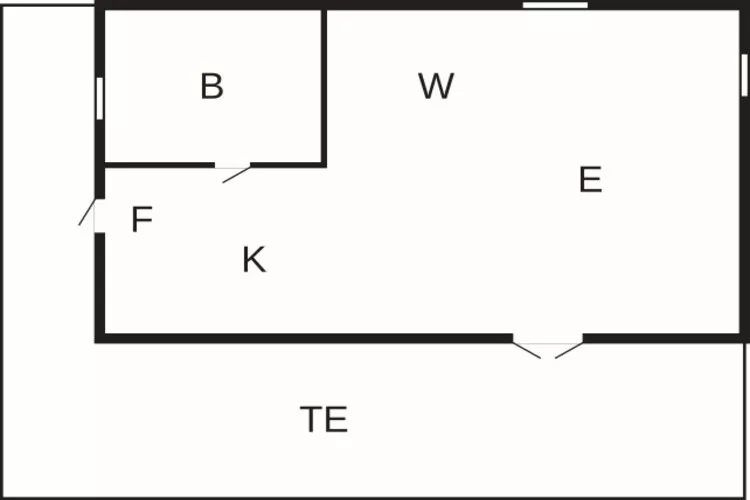 2 person holiday home in MARSTRAND-By Traum-Floor plan