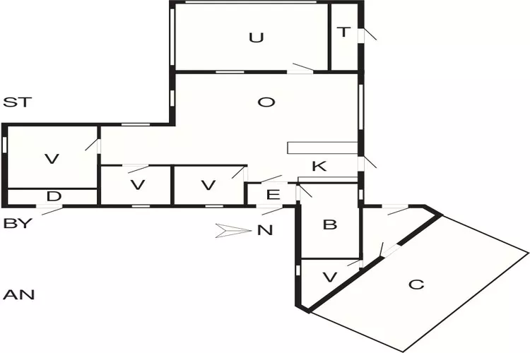 Seaside Charm in albaek - By Traum Ferienwohnungen-Floor plan