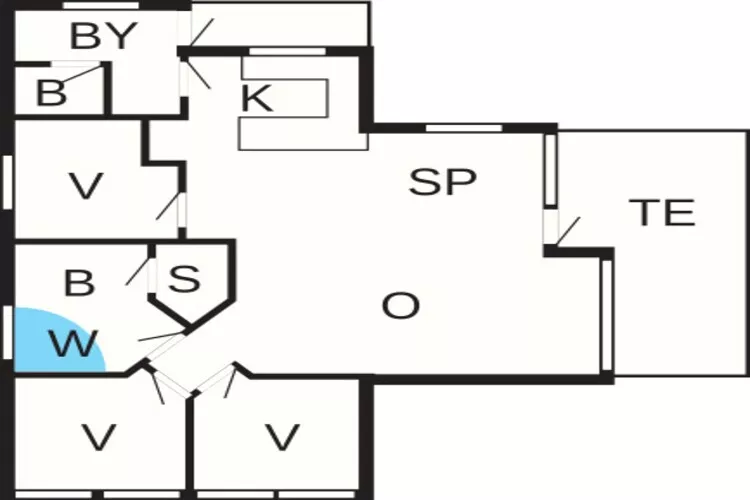 8 person holiday home in Otterup-Floor plan