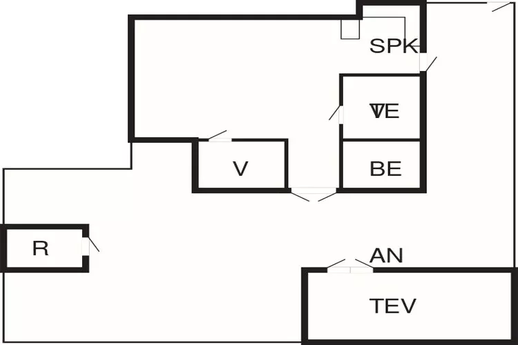 5 person holiday home in Sæby-Floor plan