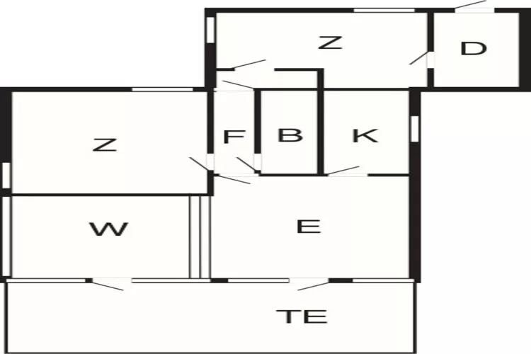 7 Personen Ferienhaus in Knebel-By Traum-Grundriss