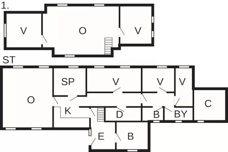 10 person holiday home in Karby-By Traum-Floor plan