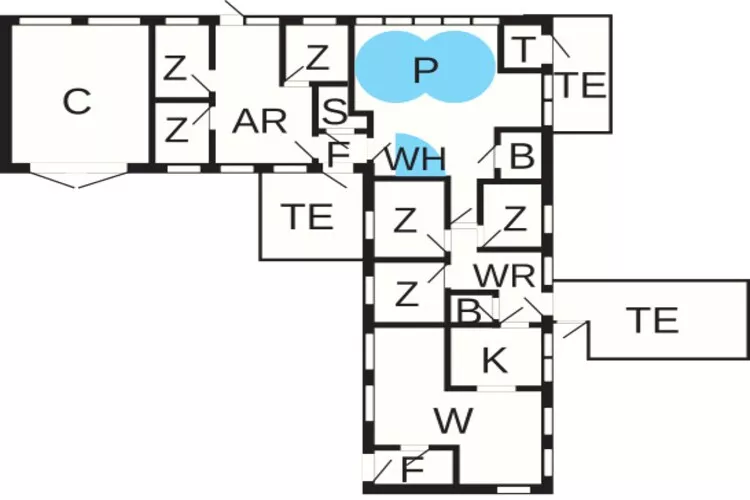 14 person holiday home in Ørsted-By Traum-Floor plan