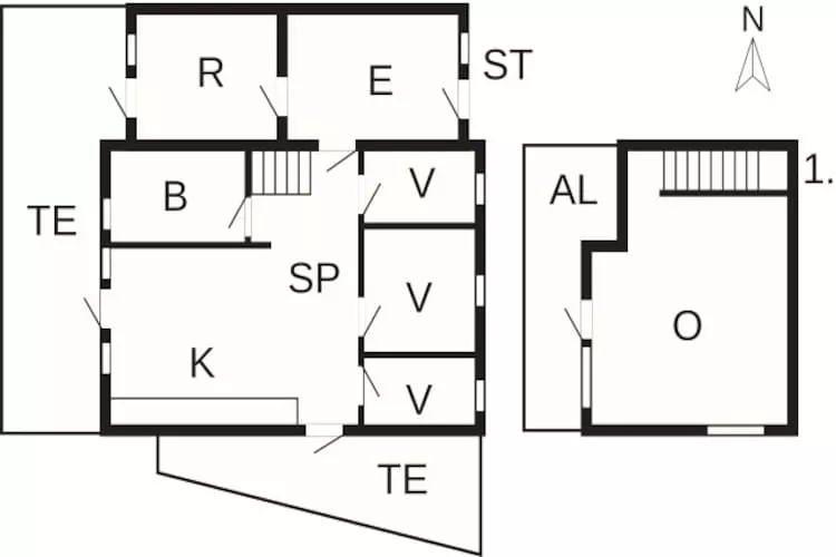 Seaside Charm in Bork Havn - By Traum Ferienwohnungen-Floor plan
