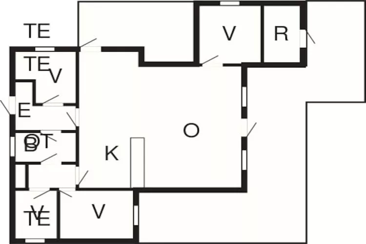 8 Personen Ferienhaus in Højslev-By Traum-Grundriss