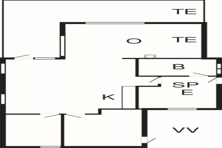 4 person holiday home in Børkop-By Traum-Floor plan