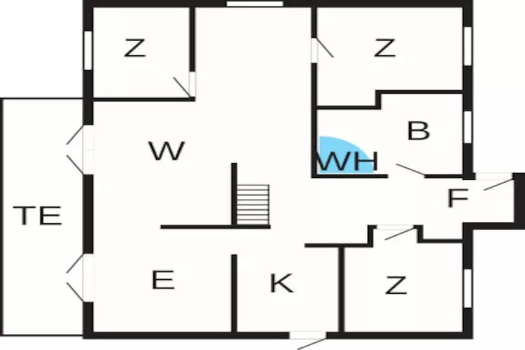 8 person holiday home in Løgstrup-By Traum-Floor plan