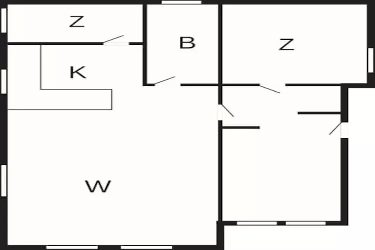 Maison de vacances pour 4 a Broager-By Traum-Plan d'étage