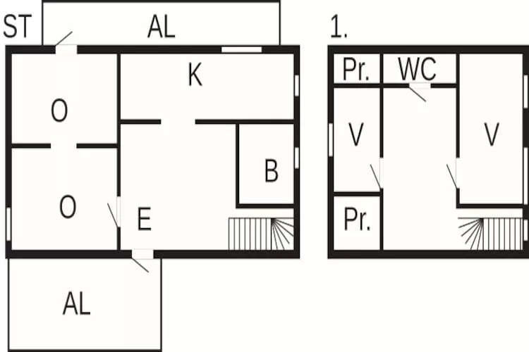 8 Personen Ferienhaus in HOVA-Grundriss