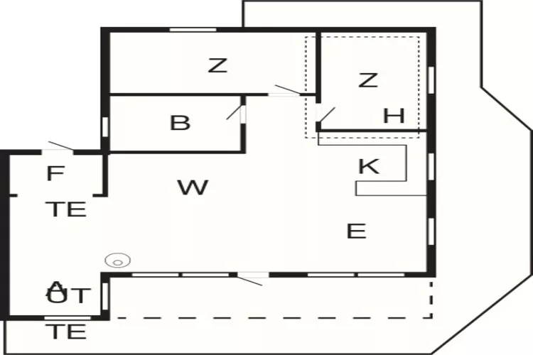 4 person holiday home in Lemvig-By Traum-Floor plan