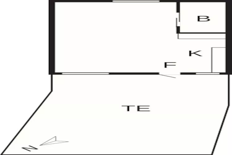 2 person holiday home in HANINGE-By Traum-Floor plan