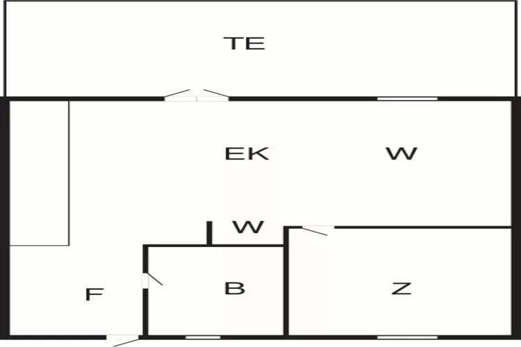 2 person holiday home in Skagen-By Traum-Floor plan