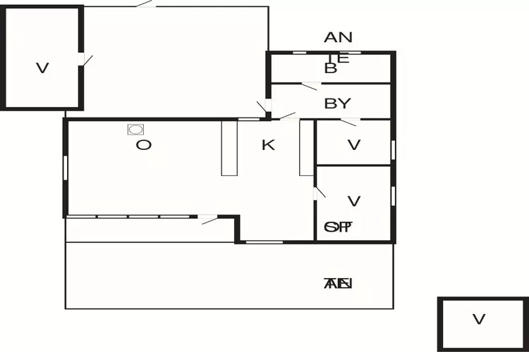Maison de vacances pour 6 a Mern-By Traum-Plan