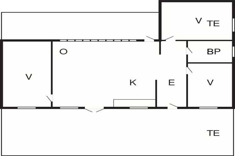 6 Personen Ferienhaus in Jægerspris-By Traum-Grundriss