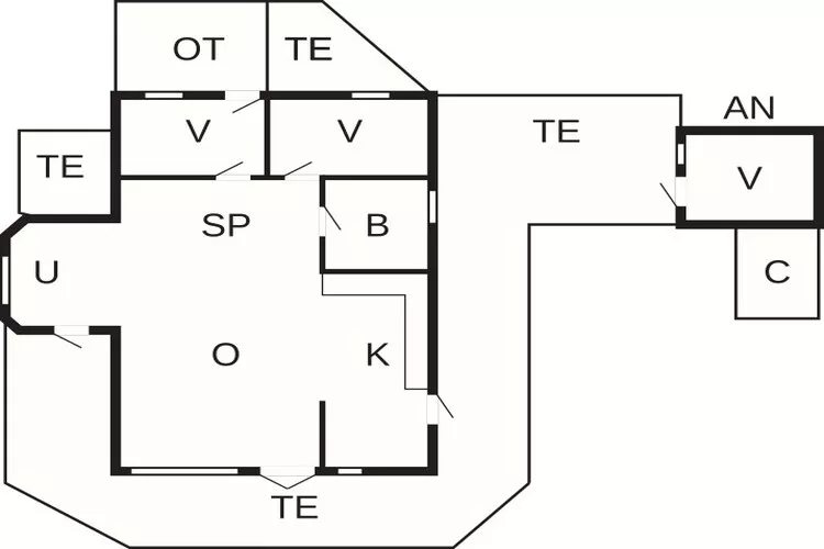 6 Personen Ferienhaus in Højslev-By Traum-Grundriss