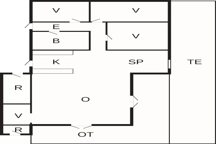 8 Personen Ferienhaus in Ebeltoft-By Traum-Grundriss