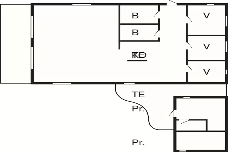 Maison de vacances pour 8 a Væggerløse-By Traum-Plan