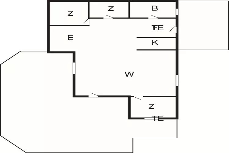 Maison de vacances pour 5 a Tranekær-By Traum-Plan