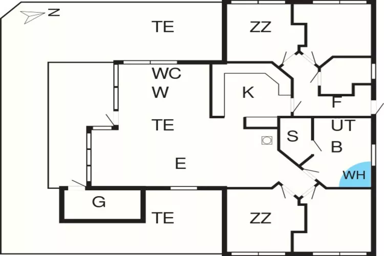 8 person holiday home in Juelsminde-By Traum-Floor plan