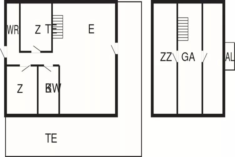 6 person holiday home in Thyholm-By Traum-Floor plan