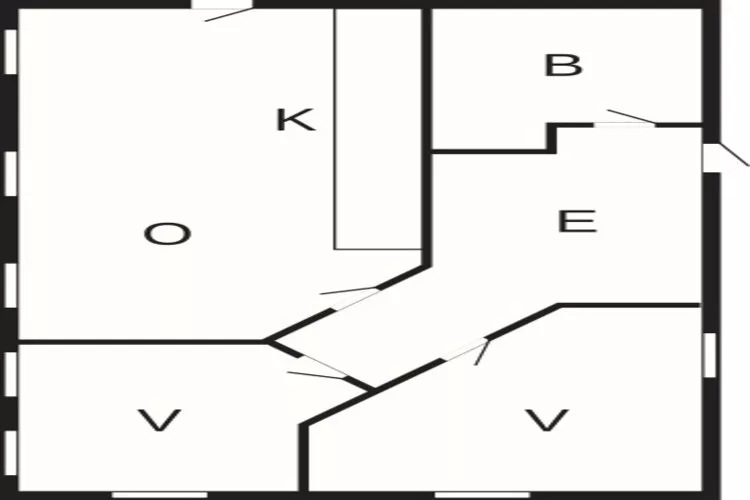 5 person holiday home in Højer-By Traum-Floor plan