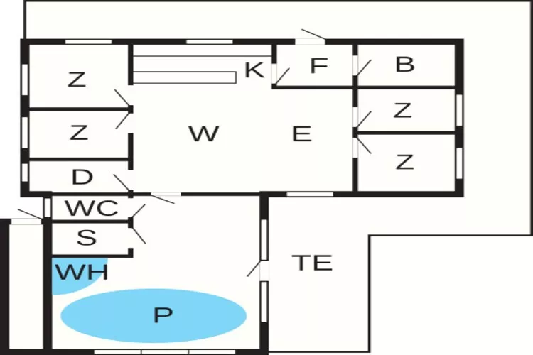 15 Personen Ferienhaus in Hals-By Traum-Grundriss