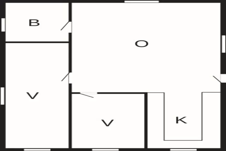 Maison de vacances pour 4 a Nykøbing M-By Traum-Plan d'étage