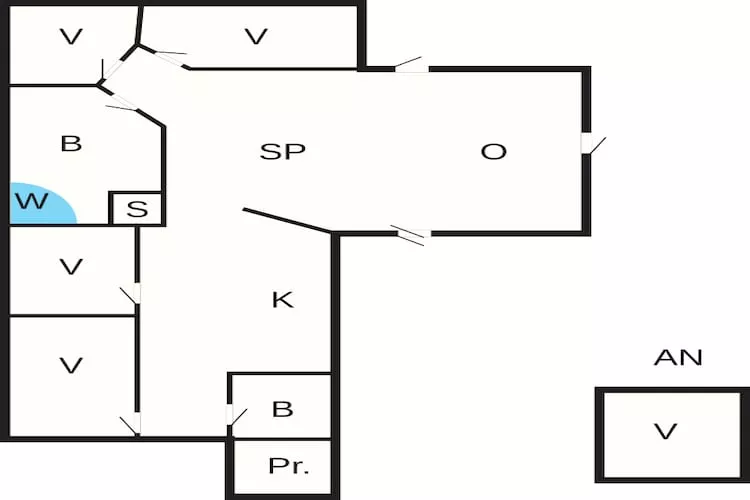 12 Personen Ferienhaus in Ebeltoft-By Traum-Grundriss