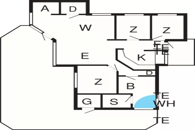 7 person holiday home in Asnæs-By Traum-Floor plan