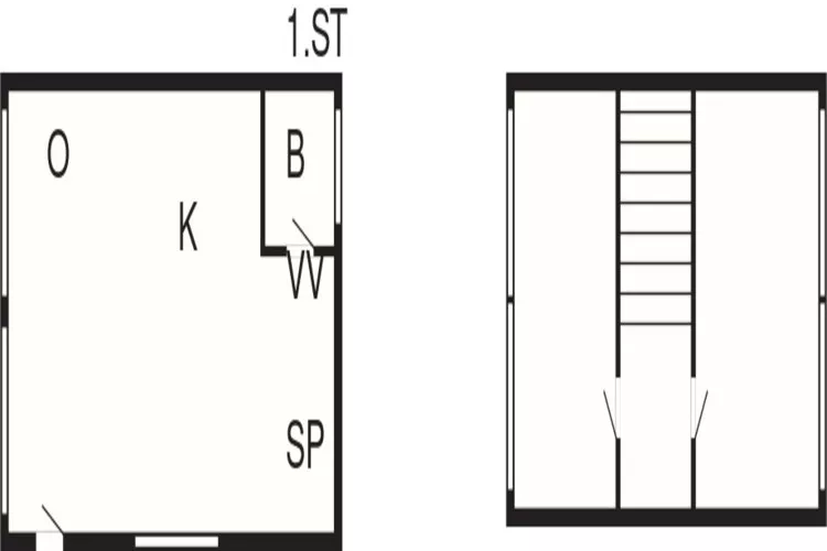 Maison de vacances pour 5 a Frørup-By Traum-Plan d'étage