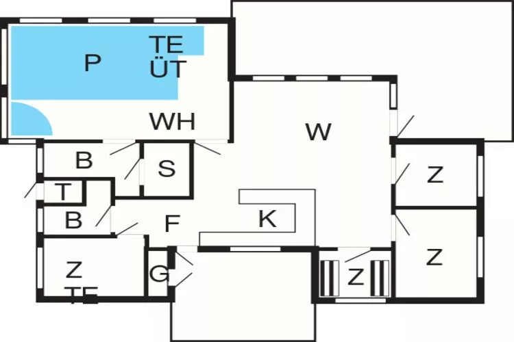 Luxury Pool House Retreat - By Traum Ferienwohnungen-Floor plan