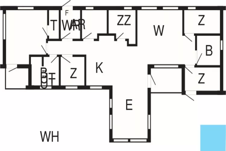 12 person holiday home in Ansager-By Traum-Floor plan
