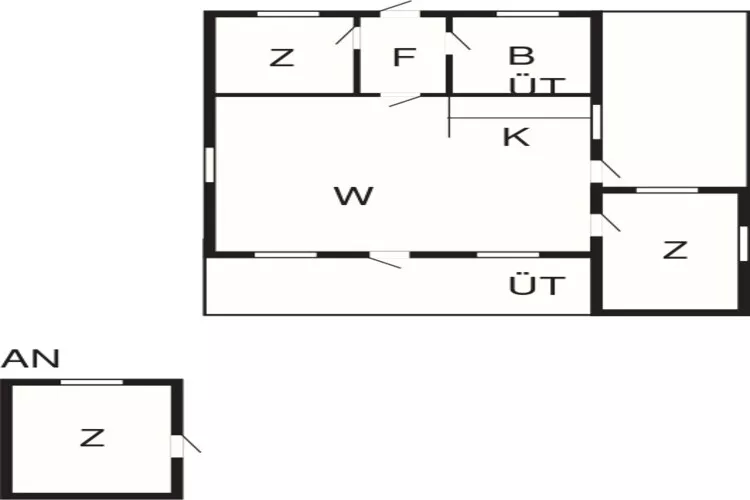 Maison de vacances pour 6 a Stubbekøbing-By Traum-Plan
